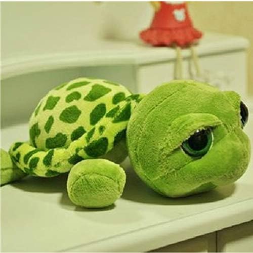 wwwl Juguete de Peluche 20 Cm Ejército Verde Ojos Grandes Tortuga