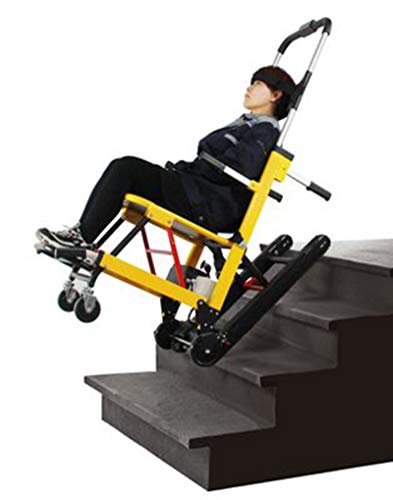 Medical Motorized Stair Chair,Emergency Transport Stair Lifting Evacuation Chair - Load Capacity: 440 lb. Yellow - Thumbnail 5
