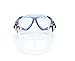 Globalstore Swim Diving Snorkel Mask, Scuba Adjustable with 100% Silicone Skirt Tempered Glass Lenses Anti-Fog Scratch-Resistant Panoramic