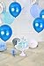 Treasures Gifted Metallic Royal Blue Balloons - Pearlized Dark Blue Balloons, 12 Inch Balloons - Steel Blue Balloons - Large Blue Latex Balloons - Metallic Blue Balloons - Blue Balloons 100 Pack