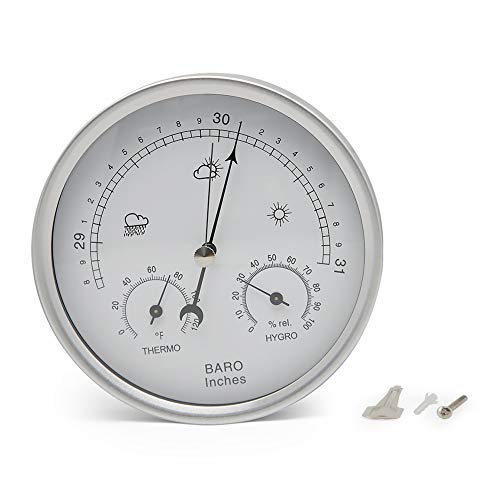 AMTAST Dial Type Barometer Thermometer Hygrometer Weather Station
