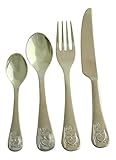 Oneida Kids 4 Piece Owl Stainless Steel Flatware Set