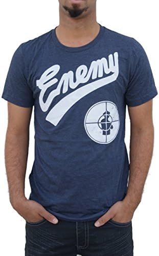 Public Enemy Men's Blue Vintage Enemy T-shirt