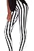 Sister Amy Women's High Waist Pure Color Digital Printted Ankle Elastic Tights Legging