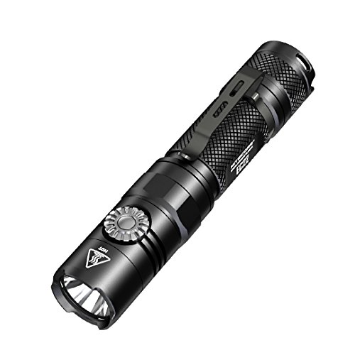 NITECORE EC22 1000 Lumen Infinite Brightness LED Flashlight, Black