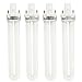 Makartt 9W U-Shaped Lamp Bulbs 4 PCS Replacement for 36 Watt UV Nail Dryer Machine Professional Electric Tubes Nail Art UV Gel Curing Light