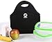 Hoopla Gorilla Bag - Deluxe Insulated Lunch Carrier - Black Neoprene Tote for Work, School and Kids Snacks - Keeps Contents Cool, Fresh and Secure.