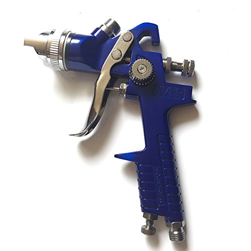 3 Pcs HVLP Air Spray Gun Kit Gravity Feed Automotive Paint Car Primer Detail Basecoat Set