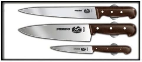 Amazon Com Victorinox 3 Piece Chef S Set Rosewood Handles Home Kitchen