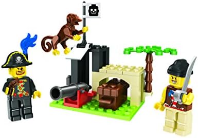 Little Builder Pirate Protection of Treasures Building Bricks Toy Set, 50 Pieces Playset