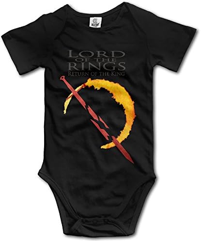 Infant Unisex Lord Of The Rings Return Of The King Baby Outfits Onesies Short Sleeve Creeper
