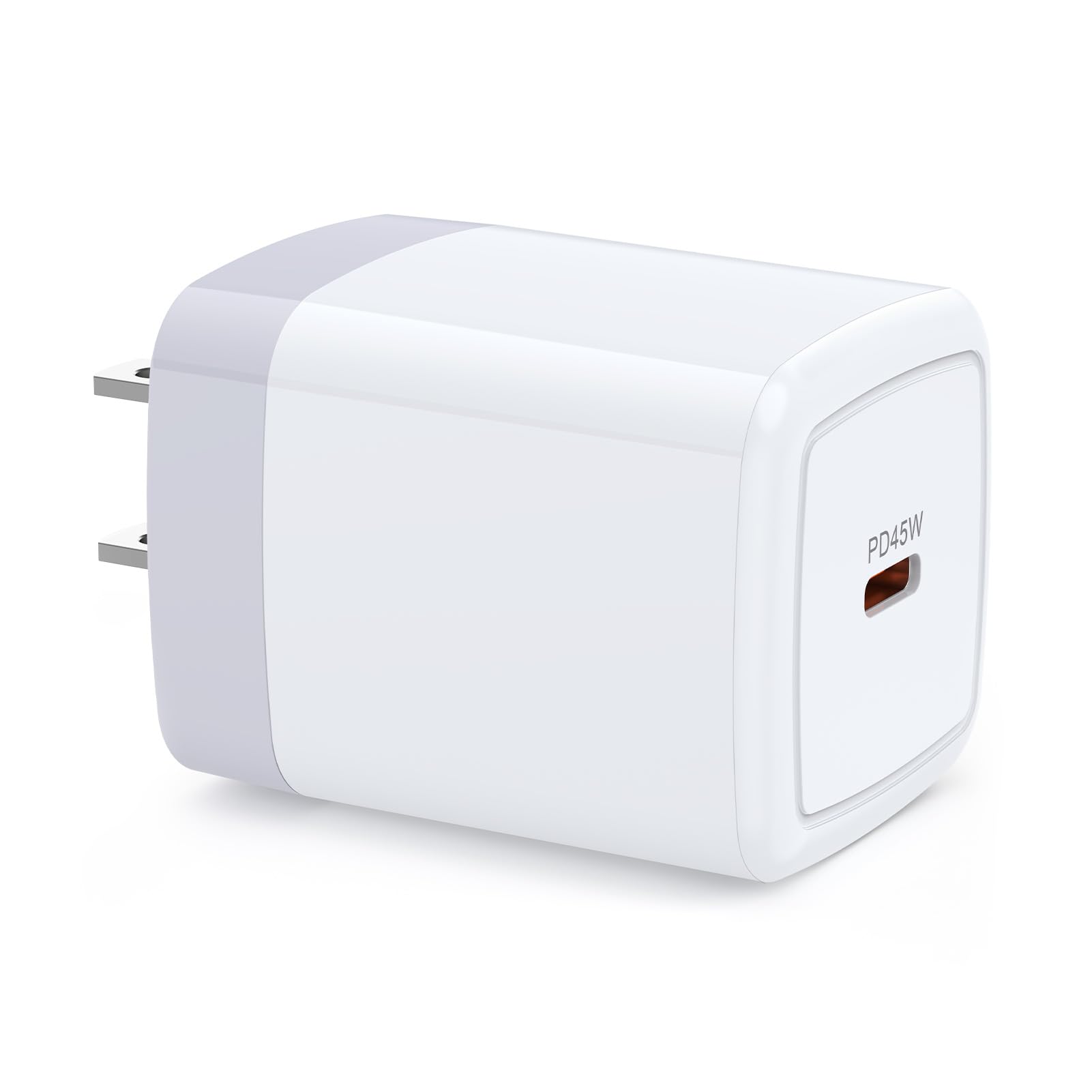 for iPhone Charger Fast Charging Block, 45W USB C Charger Fast Wall Block for iPhone 17e 17 Pro Max 17 Pro 17 Air 16e 16ProMax/Pro 16 Plus 15Pro Samsung Galaxy S26 Plus S25 A17 A16 Android Phone Plug