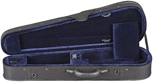 Toshira Shaped Violin Case Black Blue 1/2 Size