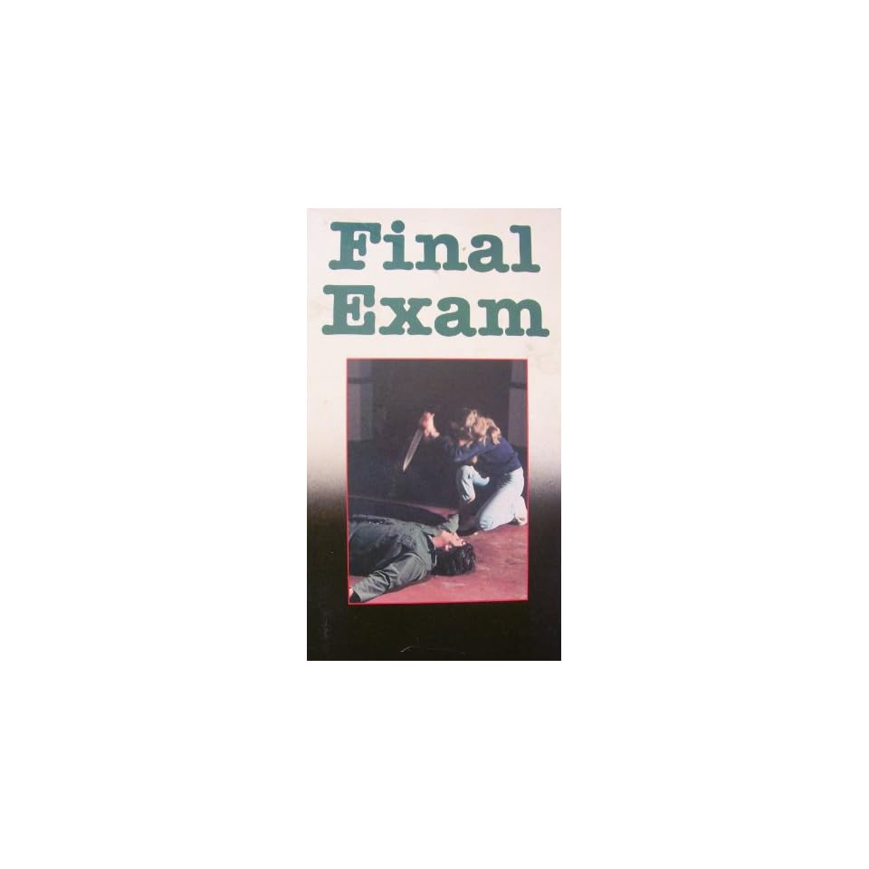 Final Exam 1981 VHS Tape Starring Cecile Bagdadi and Joel Rice on PopScreen