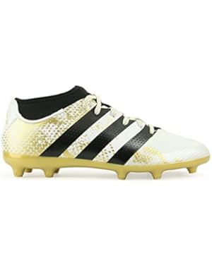 Kids ACE 16.3 Primemesh FG/AG White/Core Black/Gold Metalic Soccer Shoes