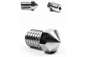MICRO-SWISS Microswiss Plated Wear Resistant Nozzle RepRap - M6 Thread 1.75mm V6 Compatible (.2mm)