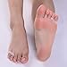 DUORUI 8 PCS Bunion Guards, Bunion Pads, Toes Separators, Hammer Toe Straightener, Soft Gel Toe Spacers - Easy Wear in Shoes for Men/Women