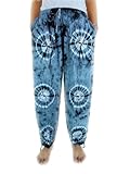 CandyHusky's Men Women Tie Dye Rayon Baggy Sport Casual Yoga Pants Elastic Waist