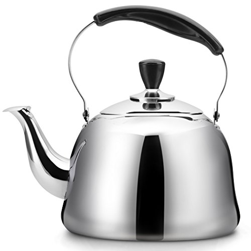NUBAOGY Kettle Gas 304 Stainless Steel 3/4/5L Gas Cooker Universal Whistle Household Kettle (Color : 3l)