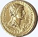 Golden Artifacts Marc Antony & Cleopatra, Most Famous Romance, Roman Coins, Roman Empire (3-G)