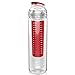 27oz + Sport Water Bottle with Fruit Infuser - Made with Commercial Grade Tritan(Many Color Option) (Red)