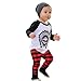 FEITONG 1Set Infant Toddler Baby Boy's Long Sleeve Print T-Shirt Tops+ Pants (24 Months)