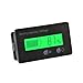 XCSOURCE Waterproof 12/24/36/48V LCD Lead-acid Battery and Lithium Battery Capacity Tester Voltage Meter Monitor Green Backlight for Vehicle Battery BI727