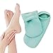 Gel Moisturizing Gloves and Spa Moisturizing Socks for Dry Cracked Heels Feet Skin Repair Treatment for Large Size Women in Dry Hands and Foot Use Overnight