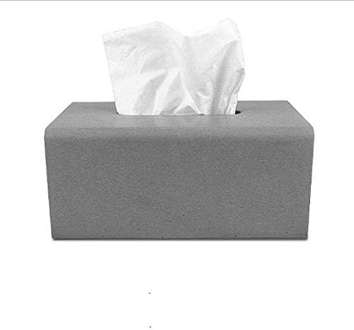 GGPJ tissue box Creative Pure Concrete Production Industrial Wind Tissue Box Vintage Pastoral Decoration Paper Towel Box