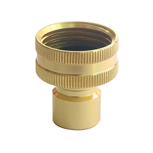 PLG Garden Hose Quick Connector with Flow Stopper-Internal Shut Off Valve - Thumbnail 3