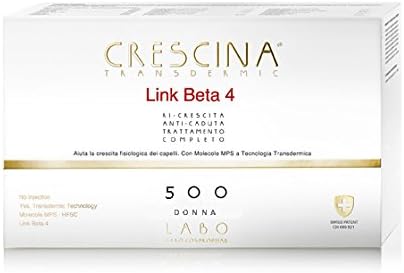 Labo Crescina Transdermic Link Beta-4 complete treatment 500 Woman 10+10 vials