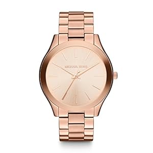 Michael Kors Women’s Slim Runway Three-Hand Stainless Steel Quartz Watch