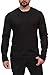 MTL-65602 Solid LS Henley-BLK/L