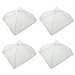Z ZICOME Mesh Food Cover Tents, Pop-up and Collapsible, 4 Pack, 17