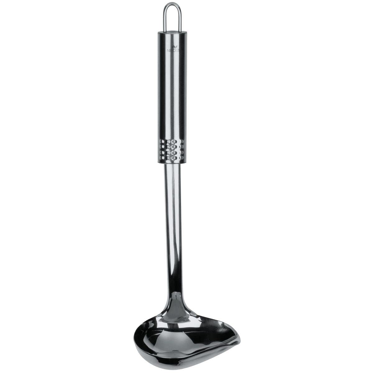 Fackelmann Nirosta 40467 Gravy Ladle with Oval Handle 29 cm Stainless Steel