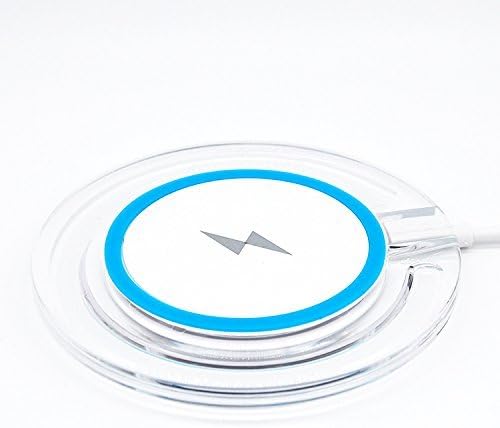 Wireless Charger KAIFA Fast Wireless Charging Pad Stand for iPhone X, iPhone 8/ 8 Plus Fast Wireless Charger Cell QI for Samsung Galaxy S8 / S8 Plus / S7 / Note 8 Edge/Note 5 S6 Edge (Round-White)