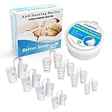 Snoring Solution,Stop Snoring Anti Snoring Nose Vents Plugs Nose Dilator Snoring Sleep Aid for Men and Women 8pcs