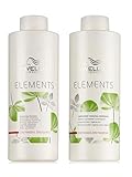 Wella Elements Organic Renewing Shampoo + Lightweight Renewing Conditioner 1000ml by Wella