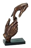 Deco 79 Poly-Stone Hands, 12 by 6-Inch