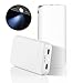 [Upgraded] 25000mAh Portable Phone Charger, External Battery Power Bank Backup Pack with Dual USB Output for IPhone IPad Samsung Cell Phones and More USB Chargeable Devices-White