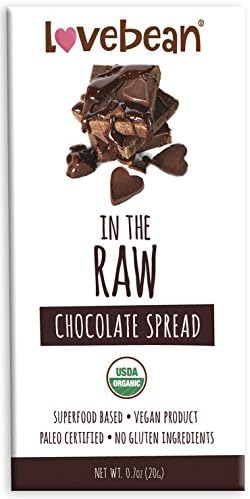 Lovebean Superfood Fudge Spread, In the Raw, Squeeze Packs (Box of 10 Packs)