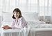 DAPU Pure Stone Washed Linen Sheets Set 100% French Natural Linen European Flax (Queen, White, Flat, Fitted and 2 Pillowcases