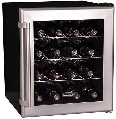 Koldfront 16 Bottle Thermoelectric Wine Cooler - Platinum