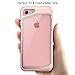 iPhone 8 Case, iPhone 7 Case, Clear Scratch Resistant Transparent Back Cover  with  TPU Rubber Shock Bumper for iPhone 8 & iPhone 7 Air Space Shockproof -Rose Gold
