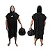 BPS Wetsuit Changing Mat w/Wax Comb - Charcoal Black