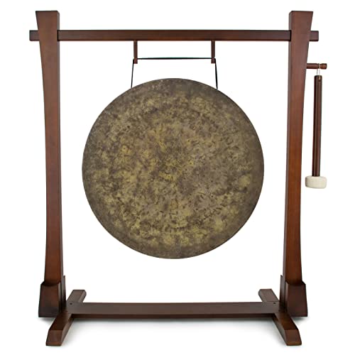 28" Chinese Gongs on the Spirit Guide Gong Stand 28" Atlantis Gong/Includes Gong, Stand