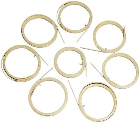 8pcs Guitar Binding Inlay 5 Feet ABS Cream 1650mmx10mmx2mm Guitar Parts