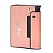 FOCUS Aluminium Alloy Automatic Cigarette Case Box Lighter Case Holder (Pink)