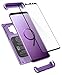 Spigen Thin Fit 360 Designed for Galaxy S9 Case (2016) Tempered Glass Screen Protectors Included - Lilac Purple