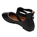 BELLA MARIE FC45 Girl's Toddler Criss Cross Elastic Ankle Strap Ballet Flats
